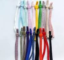 5mm Spandex Elastic Bands Adjustable,Soft Cord Elastic with Adjuster,Soft  Ear loop Elastic Cord,Nylon Spandex Elastic SHIP FROM CANADA