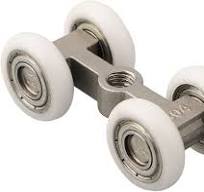 Amazon.com: Sliding Door Roller, 4-Wheel Metal Sliding Track ...