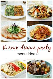 If you are making a dip, make enough so each person can have at least 1/4 cup. Korean Dinner Party Menu Ideas Korean Bapsang Dinner Party Recipes Dinner Party Menu Korean Dinner Party