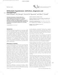 Home » online medical terminology course. Pdf Orthostatic Hypotension Definition Diagnosis And Management
