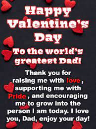 Whether you're glad about it (or not), it's february 14th and you're officially single on valentine's day. Happy Valentine S Day Wishes For Father Birthday Wishes And Messages By Davia