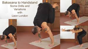 Bakasana, also called the crow pose or the crane pose, is a posture used in yoga wherein the practitioner basically rests her knees on her slightly bent arms from a crouching position with her feet raised. Bakasana To Handstand With Leon London Youtube