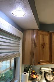 Kitchen soffit lighting with recessed lights is a great look that's popular in updated homes. Replace Lighting Before After Conversion Photos The Can Converter