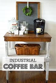 Pairing a dark gray wood grain with white cups is one way to make a. Pin On Diy Coffee Bar