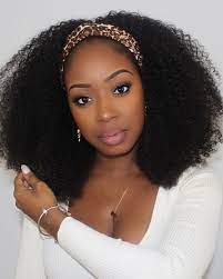 Curly Headband Wig Headband Wig Human Hair Wigs Headband Wigs