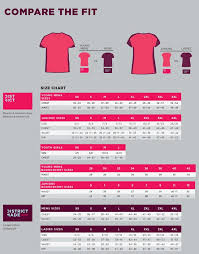 size chart district district threads district made