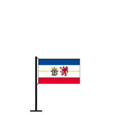 Die farbgestaltung ist wiederum von oben nach unten betrachtet blau, goldgelb, rot. Tischfahne Mecklenburg Vorpommern 10 X 15 Cm Fahne Flagge Sammeln Seltenes Autrement Dit Lander Regionen Stadte
