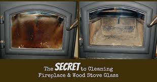 How To Clean The Glass On Your Wood Stove Or Fireplace Cleaning Wood Wood Stove Clean Fireplace