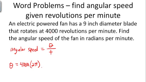 T refers to the time, sec. Arc Length Area Of Sector Linear Speed And Angular Speed Example 4 Video Trigonometry Ck 12 Foundation