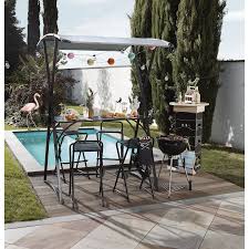 Had the octopus in vinegar, the cretan salad, and the fried cheese.. Gartenbar Set Jenny Schwarz Beige Mit Sonnendach