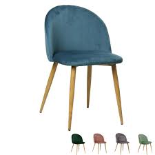 Auch bei den materialien hast du eine große auswahl. Nimara 2er Set Samt Stuhl In Skandinavischem Design Esszimmerstuhle Und Kuchenstuhle Fur Den Esstisch Aus Stoff Samtmobel