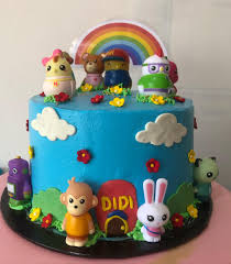Let's do simple didi and friend cake. Kek Didi Friends Freshcream The Chawklit Treats Facebook