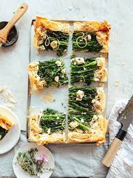 A Filo Pastry Tart With Broccoli And Feta On A Ricotta Base By Izy Hossack Filo Pastry Recipes Savoury Filo Pastry Recipes Food