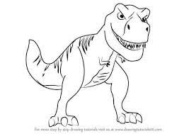 Image Result For How To Draw T Rex T-rex Drawing Dinosaur Drawing Drawings