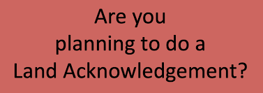 Do your research to make meaningful land acknowledgements like this one. American Indians In Children S Literature Aicl Are You Planning To Do A Land Acknowledgement