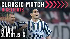 Here on sofascore livescore you can find all milan vs juventus previous results sorted by their h2h matches. Milan 1 6 Juventus Jugovic Zidane Vieri Amoruso Dominate In Milan Classic Match Highlights Youtube