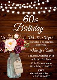 Surprise Birthday Ideas For Mother 60th Birthday Invitations For Women Surprise 60th Birthday Image 4 70th Birthday Invitations 60th Birthday Ideas For Mom Surprise Birthday Invitations