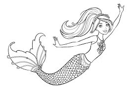 Mermaid coloring pages to print fresh mermaid drawing book at. Barbie Mermaid Coloring Pages Printable Novocom Top