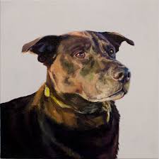 Free worldwide shipping · 100% money back guarantee Huund Dog Portraits Commissioned Pet Paintings Custom Oil Painting Nyc Portrait Artist