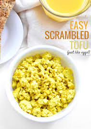 Tofu Scrambled Eggs Fork And Beans Recipe Vegan Dishes Vegan Breakfast Recipes Vegetarian Vegan Recipes