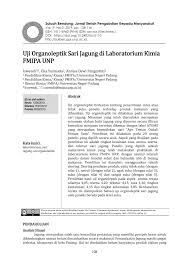 Check spelling or type a new query. Pdf Uji Organoleptik Sari Jagung Di Laboratorium Kimia Fmipa Unp