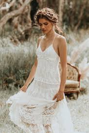 Canyon Moon Mesh Gown Spell Usa In 2020 Wedding Dresses Lace Bohemian Wedding Dress Western Wedding Dresses