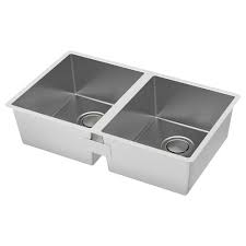 Norrsjon Evier A 2 Bacs Acier Inox Trouvez Le Ici Ikea Sink Inset Sink Fitted Cabinets