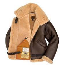 R A F Sheepskin Bomber Jacket Z2109 Leather Flight Jacket Jackets Men Fashion Leather Jacket Men