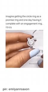 Imagine Getting The Circle Ring As A Promise Ring And One Day Having It Complete With An Engagement Ring I D Dream Engagement Rings Engagement Engagement Rings