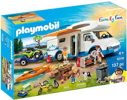 Playmobil 9318 Family Fun Camping Abenteuer Ab 4 Jahren Amazon De Spielzeug In 2020 Playmobil Play Mobile Playmobil Wohnmobil