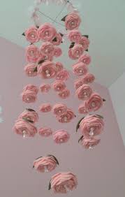 Felt Rose Baby Mobile Kermesler Yaratici Ve Cicek