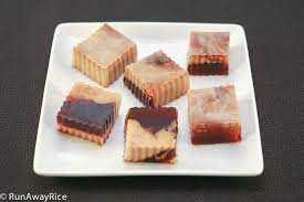 Marbled Coffee And Cream Gelatin Chilled Desserts Desserts Refreshing Desserts