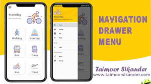 Navigation Drawer Material Design In Android 2020 Taimoor Sikander Material Design Navigation Android Navigation