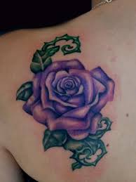 Pin By Paige Smith On Inked For Life Purple Rose Tattoos Rose Tattoo Tattoos
