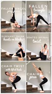 Fallen Angel Yoga Pose Prep Poses Dynamic Yoga Twist Yoga Yoga Poses