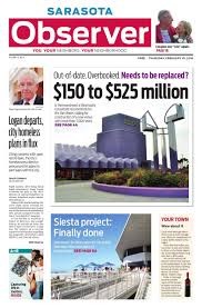 Sarasota observer 2 18 16 by The Observer Group Inc.