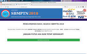 Peserta atas nama dengan nomor peserta dinyatakan tidak lulus sbmptn ltmpt 2020. 46 Kata Motivasi Pada Pengumuman Sbmptn Kata48