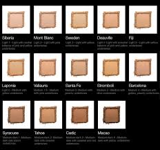 Nars Sheer Matte Foundation Color Chart Best Picture Of