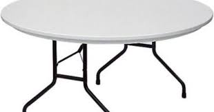 Correll 60 In Round Commercial Grade Blow Molded Folding Table Color Gray By Correll 279 99 Colors Will Not Wear Folding Table Round Folding Table Table