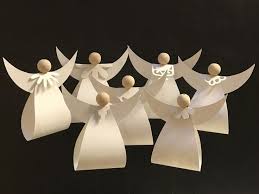 Diy Papierengel Papier Weihnachten Weihnachten Engel Papier Christbaumkugel Christbaum Engel Basteln Weihnachtsengel Basteln Weihnachten Basteln Engel