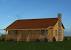Ranch Style Wrap Around Porch Log Home