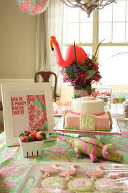 Pin By Kerry Abraham On Abigail S Lilly Pulitzer 1st Birthday Lilly Pulitzer Party Decorations Lilly Party Party