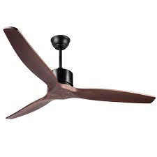 52 Inch Luxury Ceiling Fan Without Light Home Bedroom Living Room Fan 220v Ceiling Fan Wood Remote Control 3 Wooden Blades Ceiling Fans Aliexpress