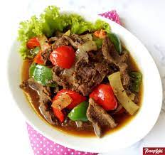 Daging Sapi Paprika Lada Hitam Istimewa Dan Pedas Resep Resepkoki