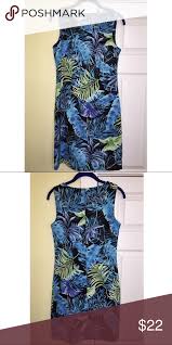 Dressbarn Tropical Floral A Line Shift Dress Clothes Design Dresses Dress Barn Dresses