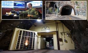 Cheyenne mountain from north cheyenne canyon. Top Secret Norad Base Buried Deep Inside Cheyenne Mountain Opens Its 23 Ton Blast Doors Daily Mail Online