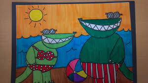 Summer Fun Summer Drawings Kids Art Class Kids Artwork