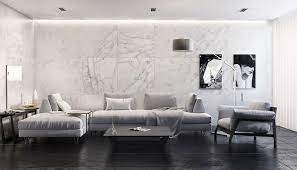 Walnut passage doors are custom made, and feature frosted glass inserts. How To Install Marble Wall Cladding The Constructor