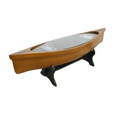 Each piece is unique with its own character and charm. Boat Coffee Table With Glass Top