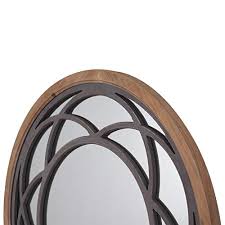 This circle mirror fits perfectly in any room of the house. Rustic Round Decorative Large Wall Mirror 30 Inch With Wood Frame For Living Room Bedroom Kitchen Entryway Wall Decor Farmhouse Goals